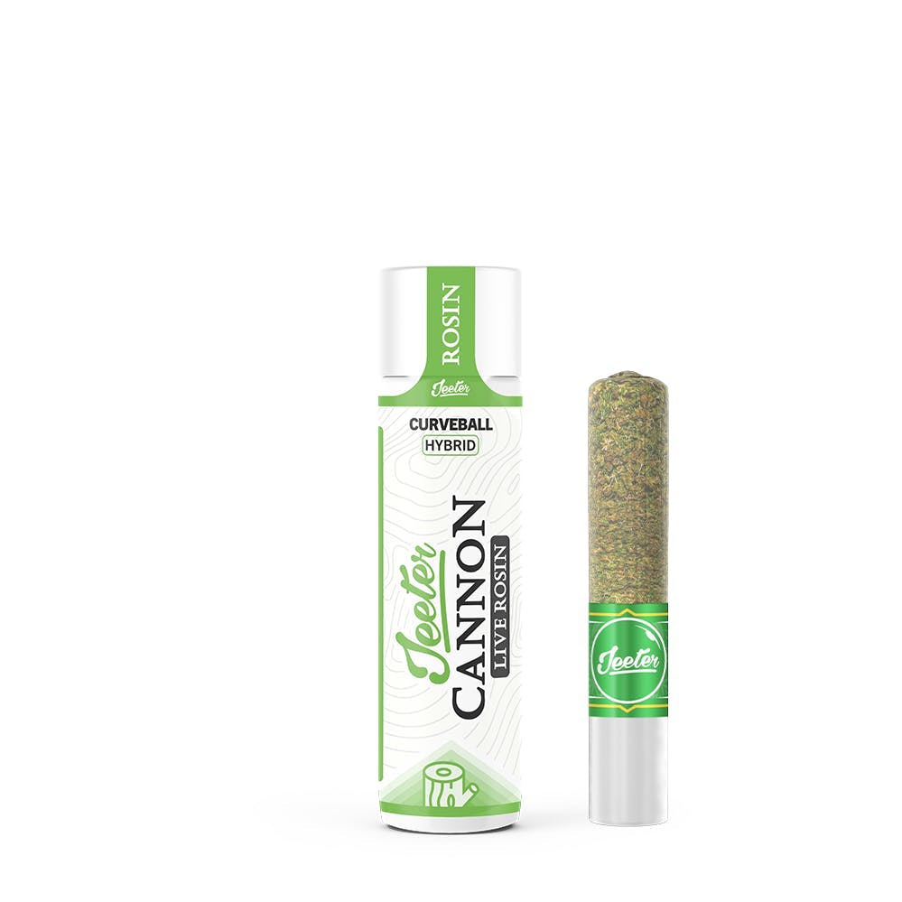 Jeeter | Curveball | Live Rosin Cannon | Infused Joint | 1.3g