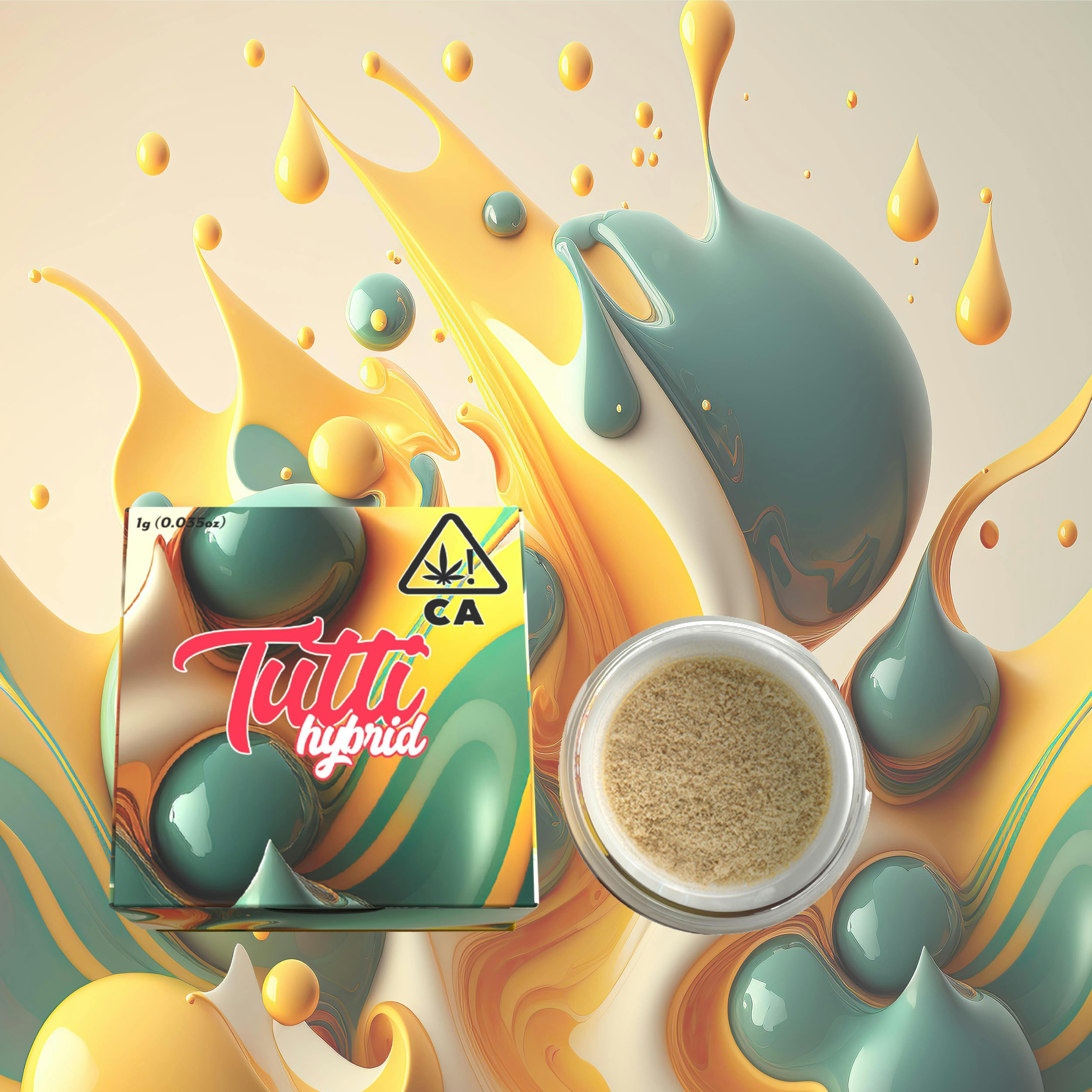 Tutti - 1g - Live Hash - Hybrid - Grape Gas
