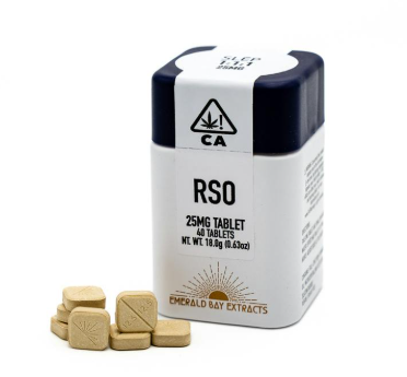 Emerald Bay Extracts - SLEP 1:1:1 - RSO Tablets - 40ct - 1000mg