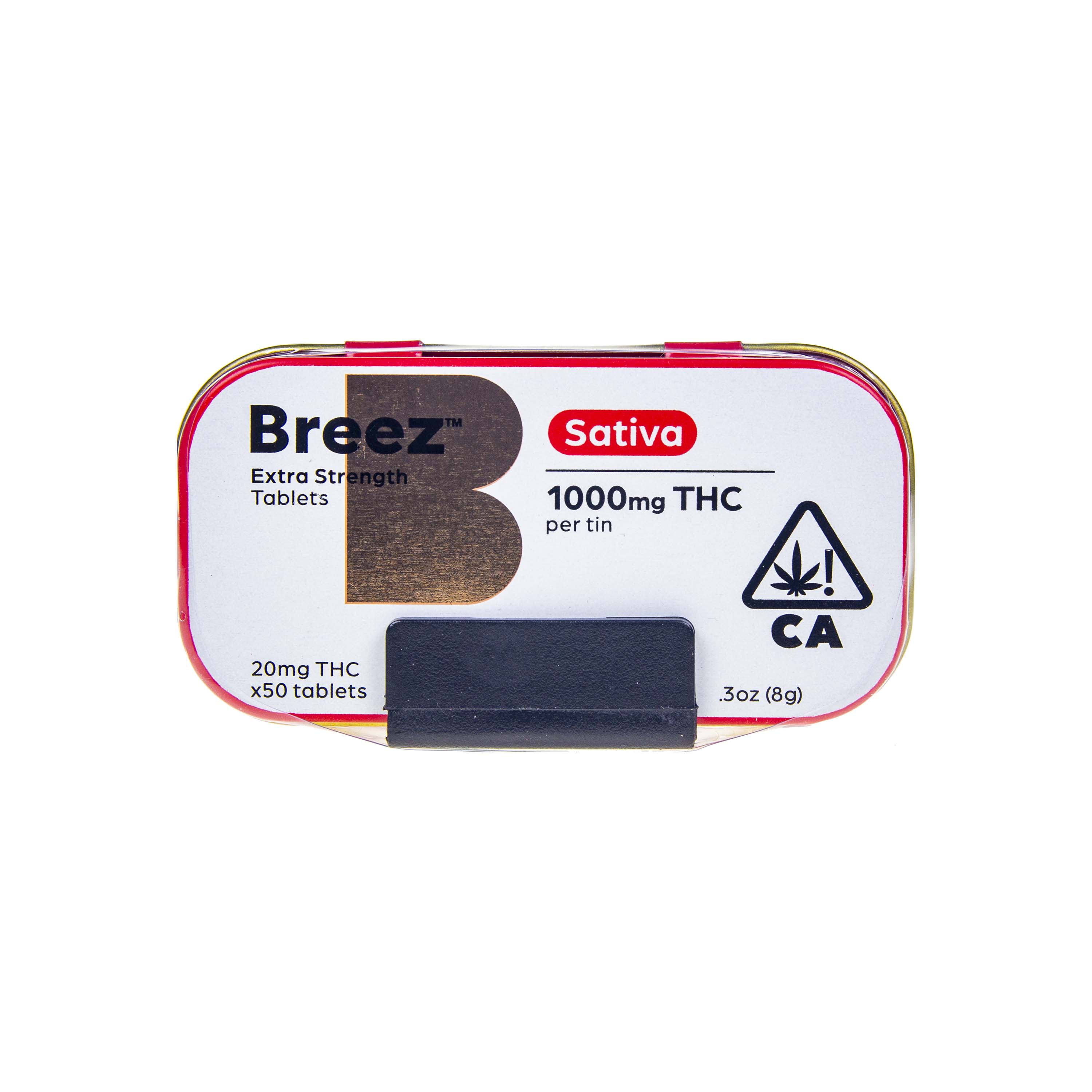 Breez | Sativa Extra Strength Tablet Tins (1000mg THC)