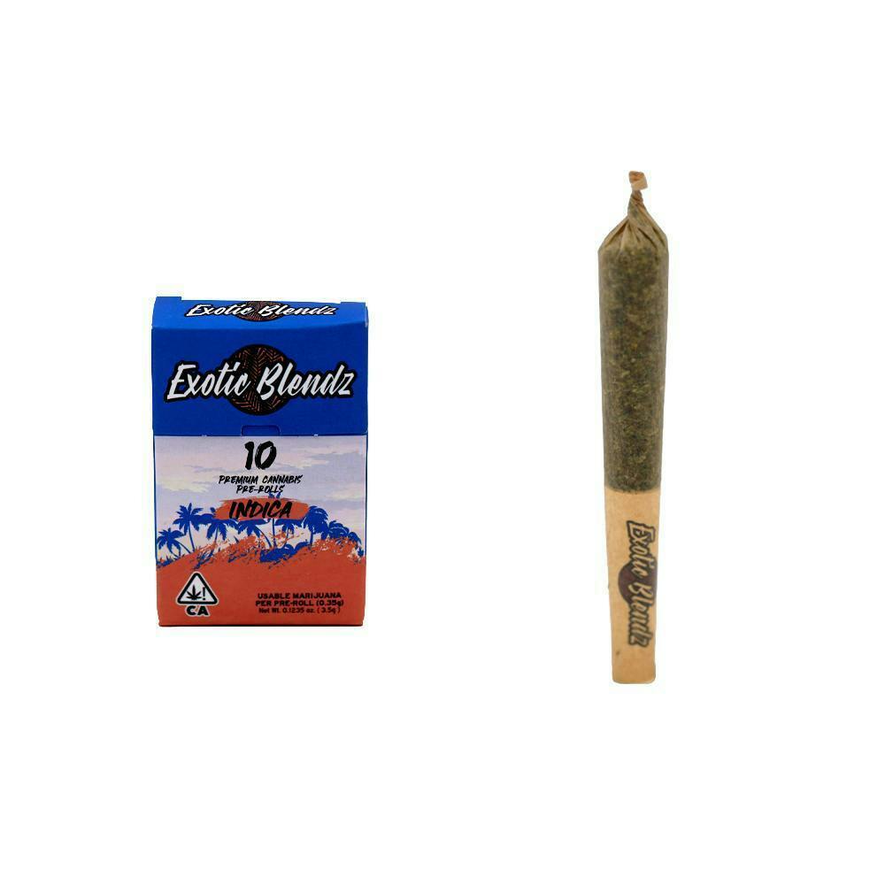 EXOTIC BLENDZ *10PK 0.5G Indica Pre-Rolls