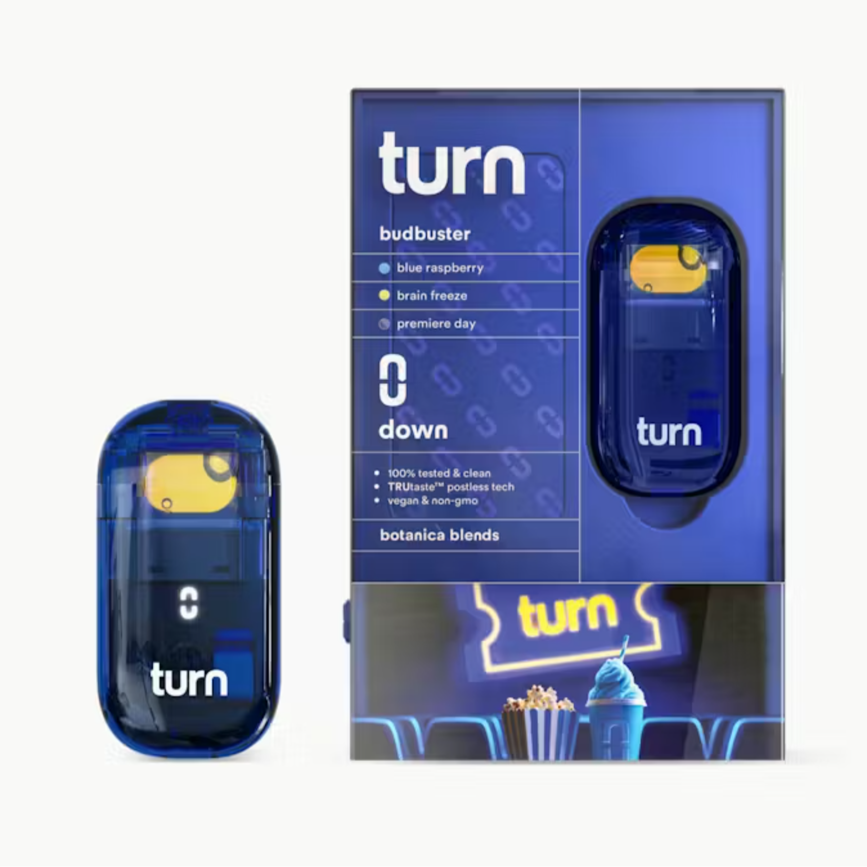2.0g AIO | retrovision | budbuster "blue" | down - THC+CBN |