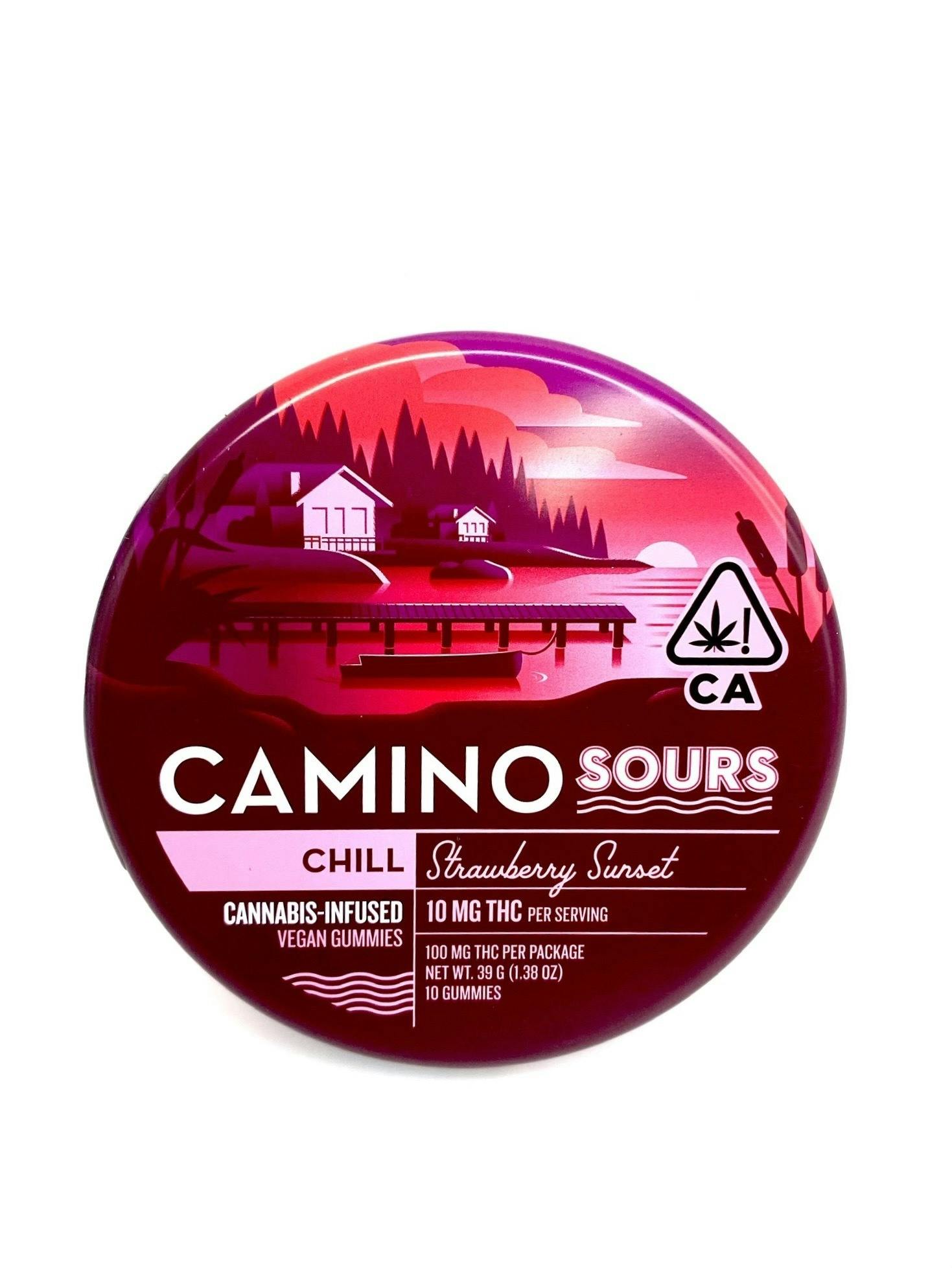 Camino - Sours - Strawberry Sunset - 100mg / 10ct