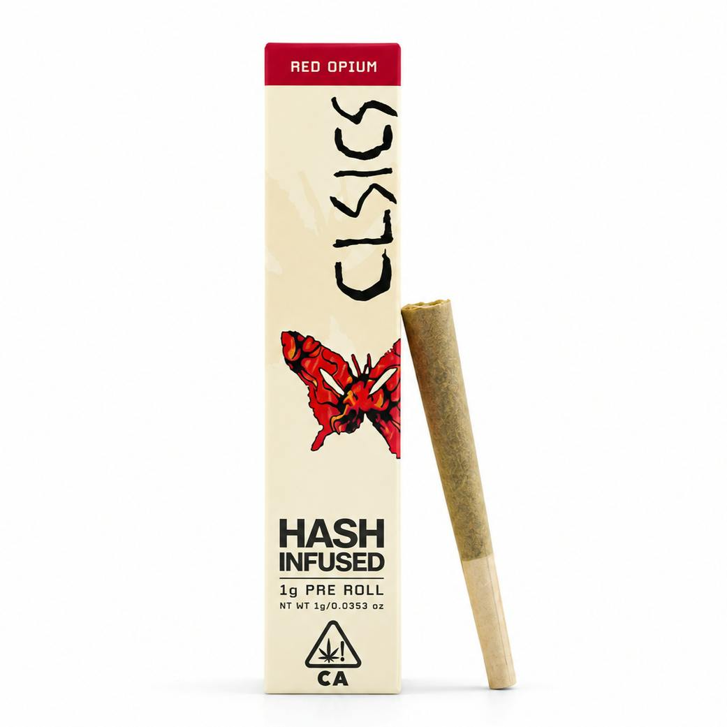 Red Opium - 1g Hash Infused Pre Roll