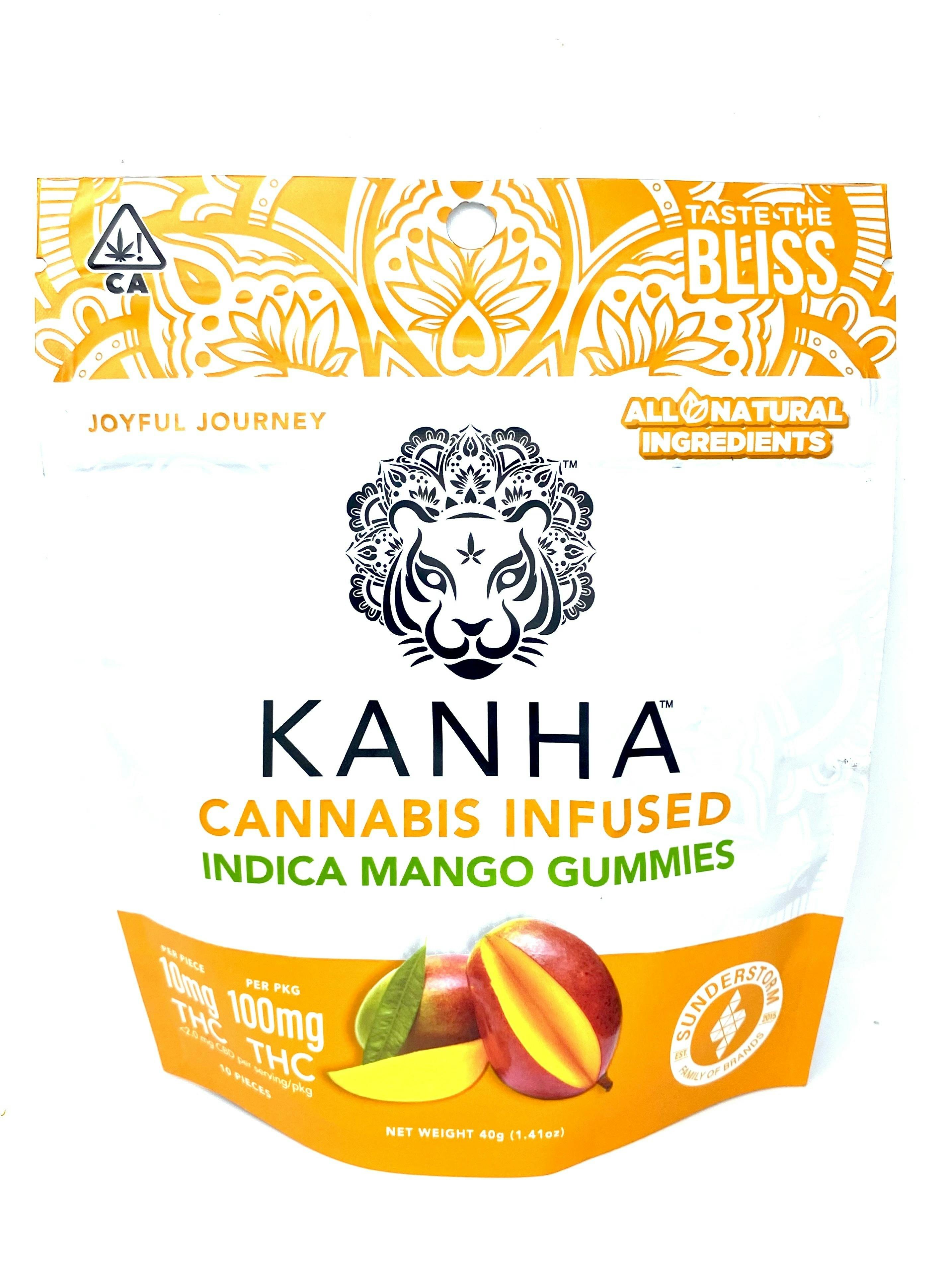 Kanha - Gummies - Mango - Indica! - 100mg