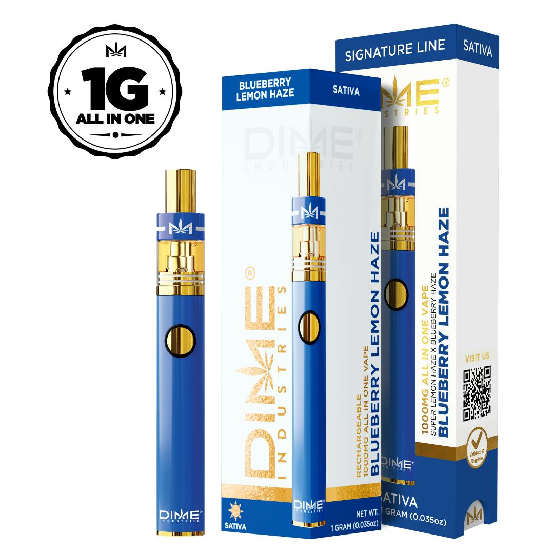 Blueberry Lemon Haze - 1000mg All in One Device (Dime)