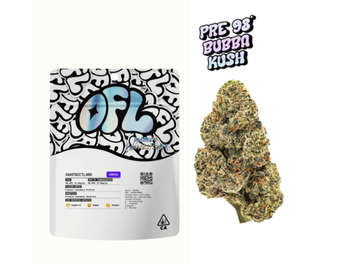 Oakfruitland - Pre 98 Bubba Kush (Indica) Flower 7g