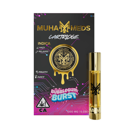 PRE-ORDER ONLY Muha Meds - Bubblegum Burst Vape Cartridge - 1 g