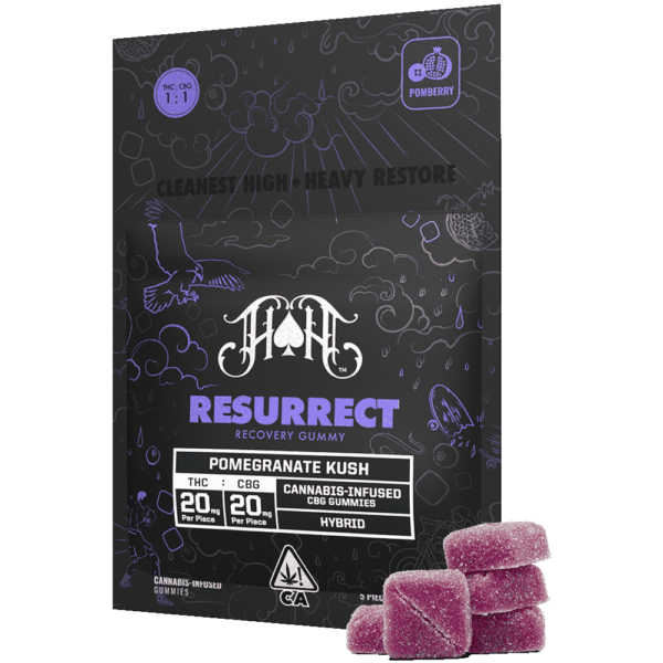 Heavy Hitters | Gummy 1:1 100mg | H | PK Resurrect (CBG)