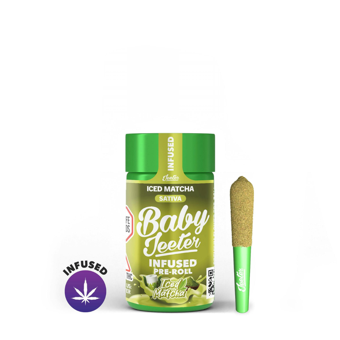 Baby Jeeter - Iced Matcha (Sativa) Infused Prerolls 5pk 2.5g