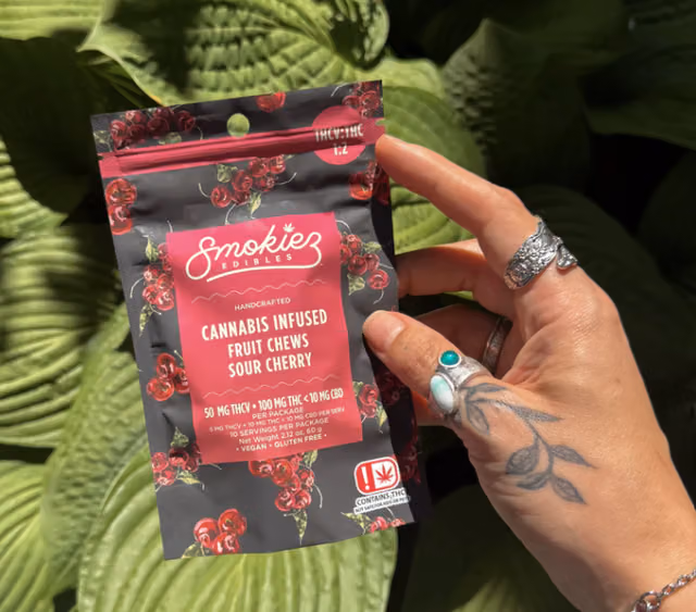 Sour Cherry 100mg 2:1 THC:THC-V Gummies - Chews