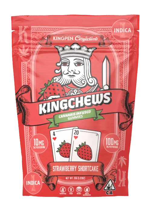 Kingroll - Kingchews Strawberry Fields 100mg - Gummies