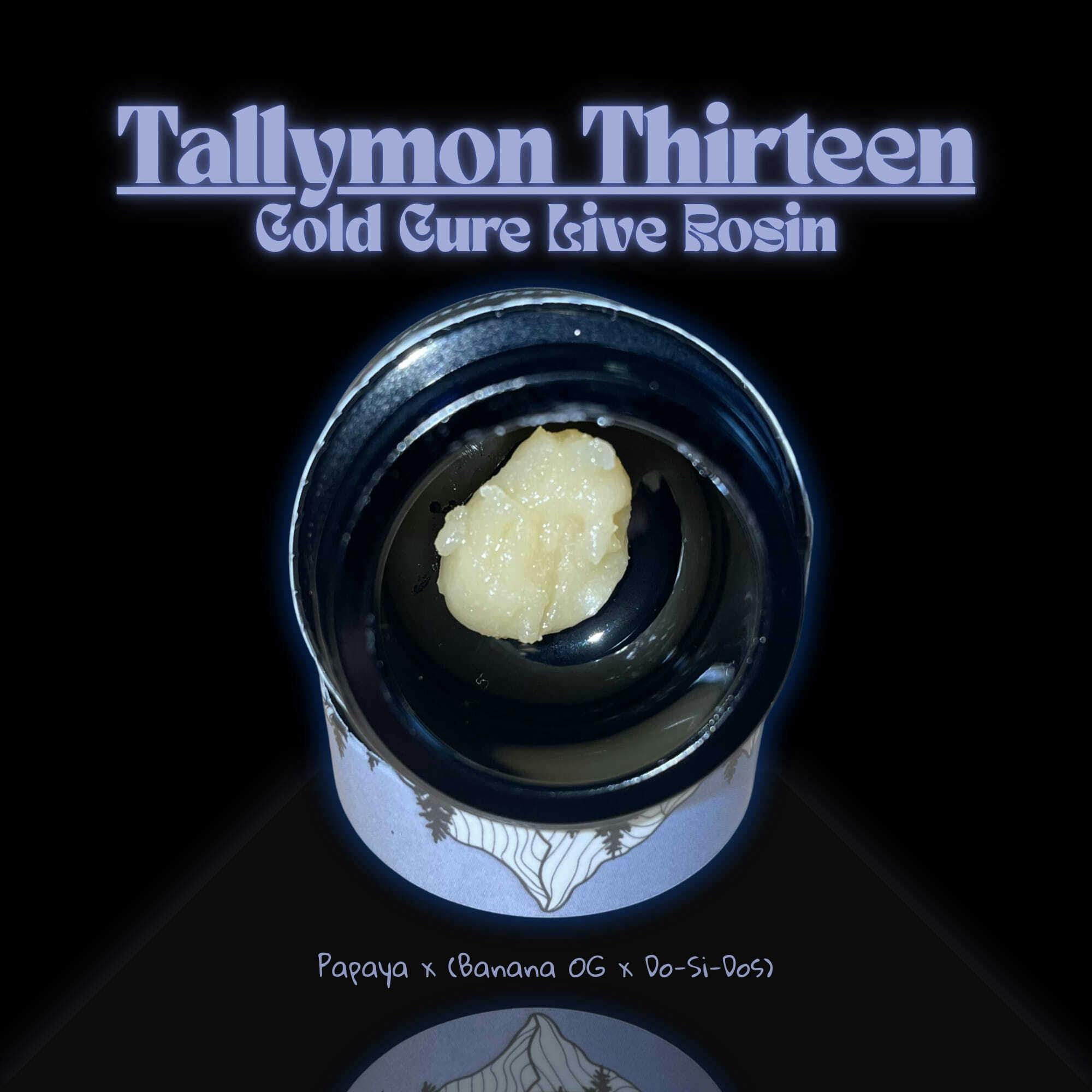 Heritage Hash - Tallymon Thirtreen - Cold Cure Rosin - 1g - *