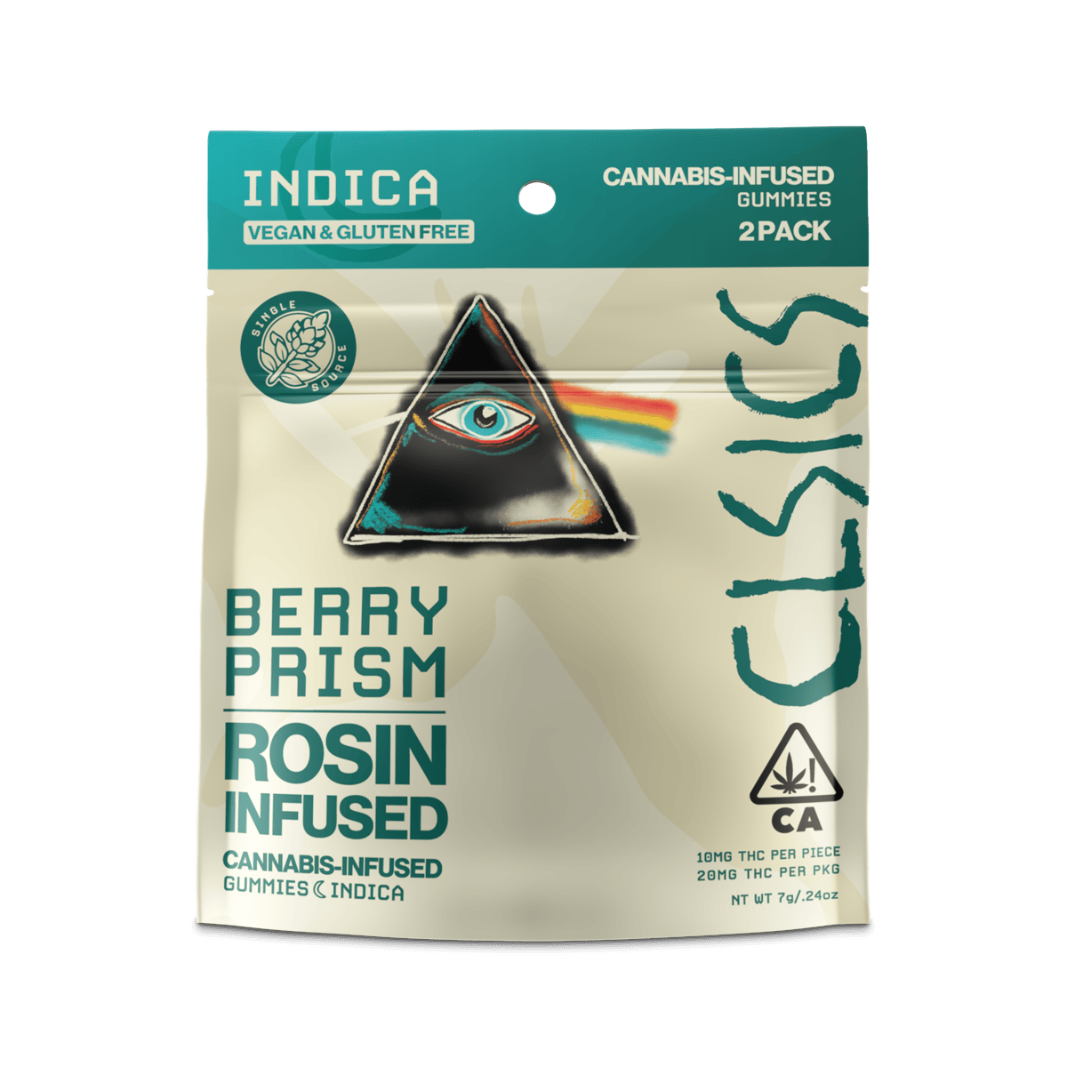 Berry Prism - 2Pk GUMMIES LIVE ROSIN INFUSED
