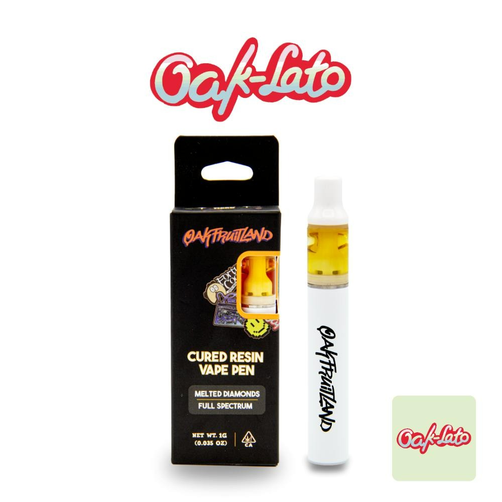Oakfruitland Cured Resin Vape Pen - Oak-Lato (1g Hybrid)