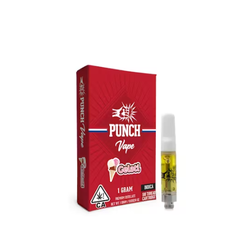 Punch Edibles & Extracts - 510 Distillate Cart - Gelati (Indica) - 1 g