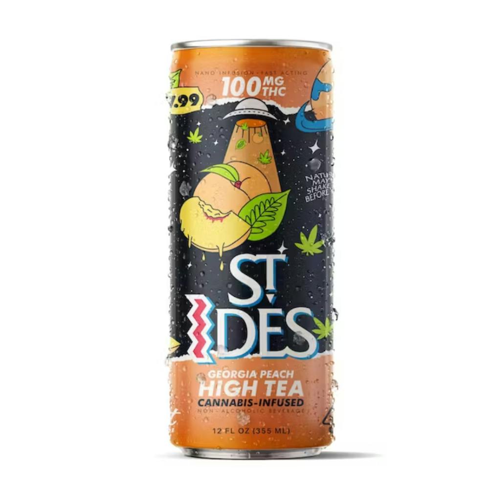 ST. IDE'S - 100MG - 12OZ DRINK - GEORGIA PEACH