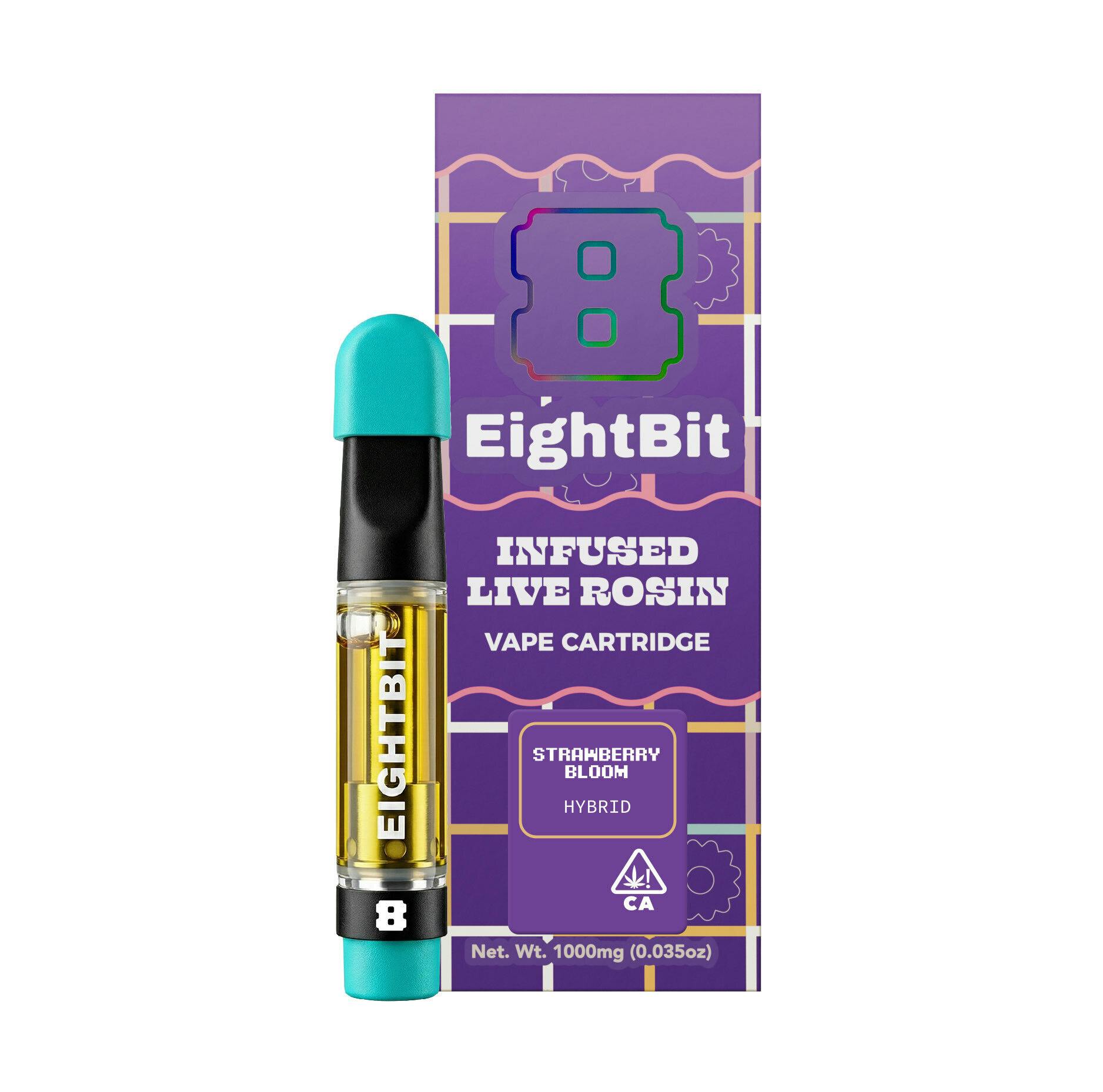 STRAWBERRY BLOOM - LIVE ROSIN Infused 1G Carts