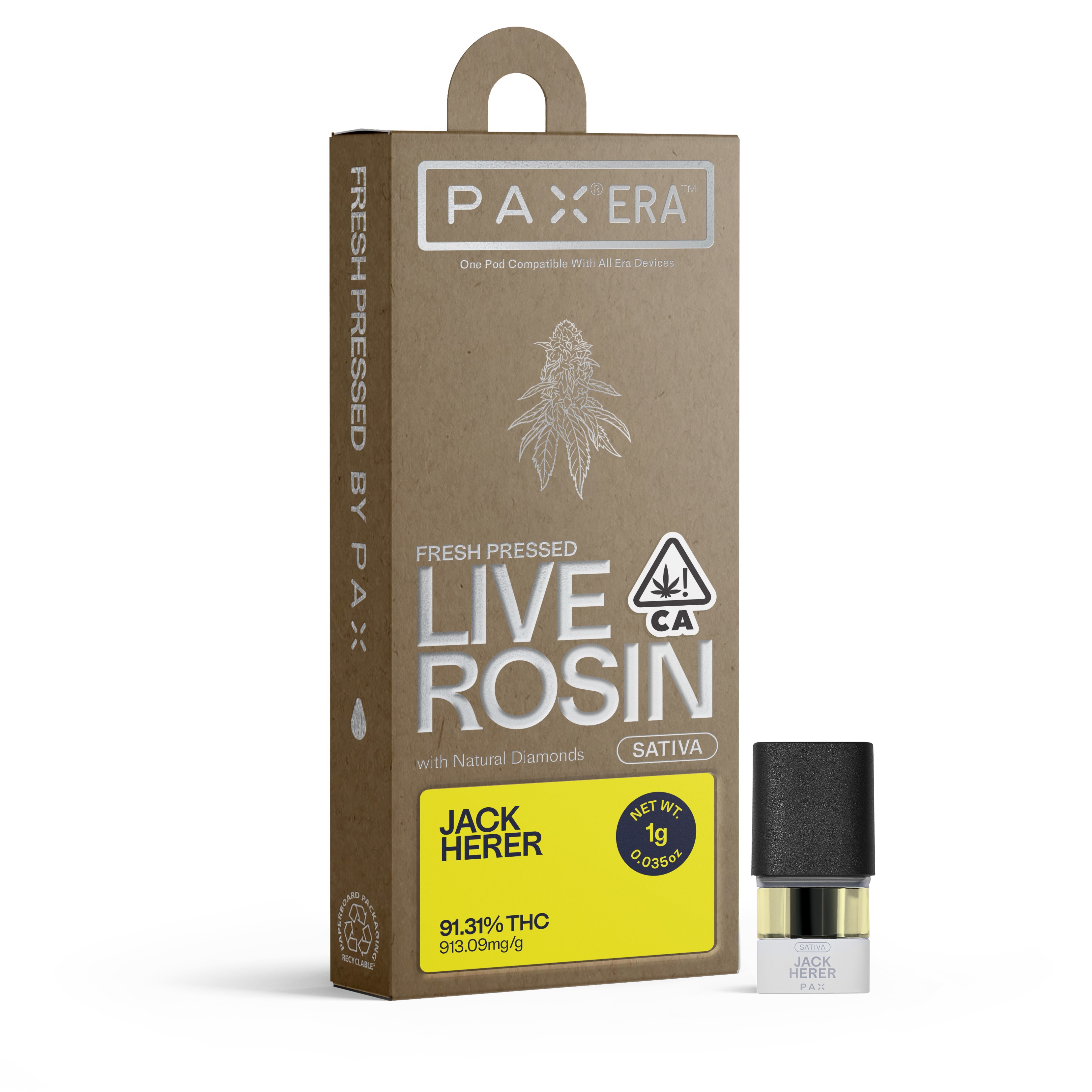 JACK HERER LIVE ROSIN PAX POD | 1G