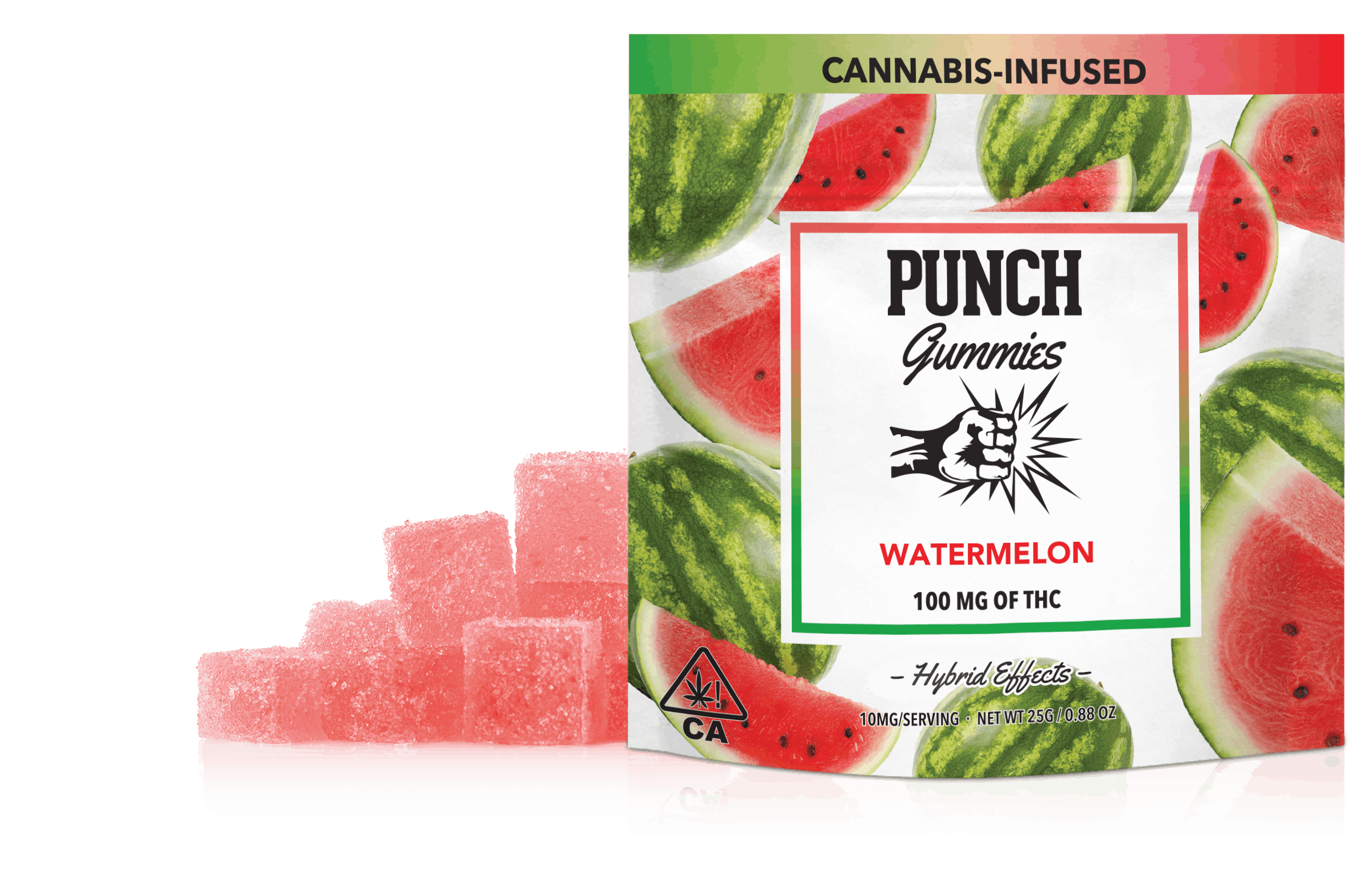 Punch | Gummies 100mg | Watermelon