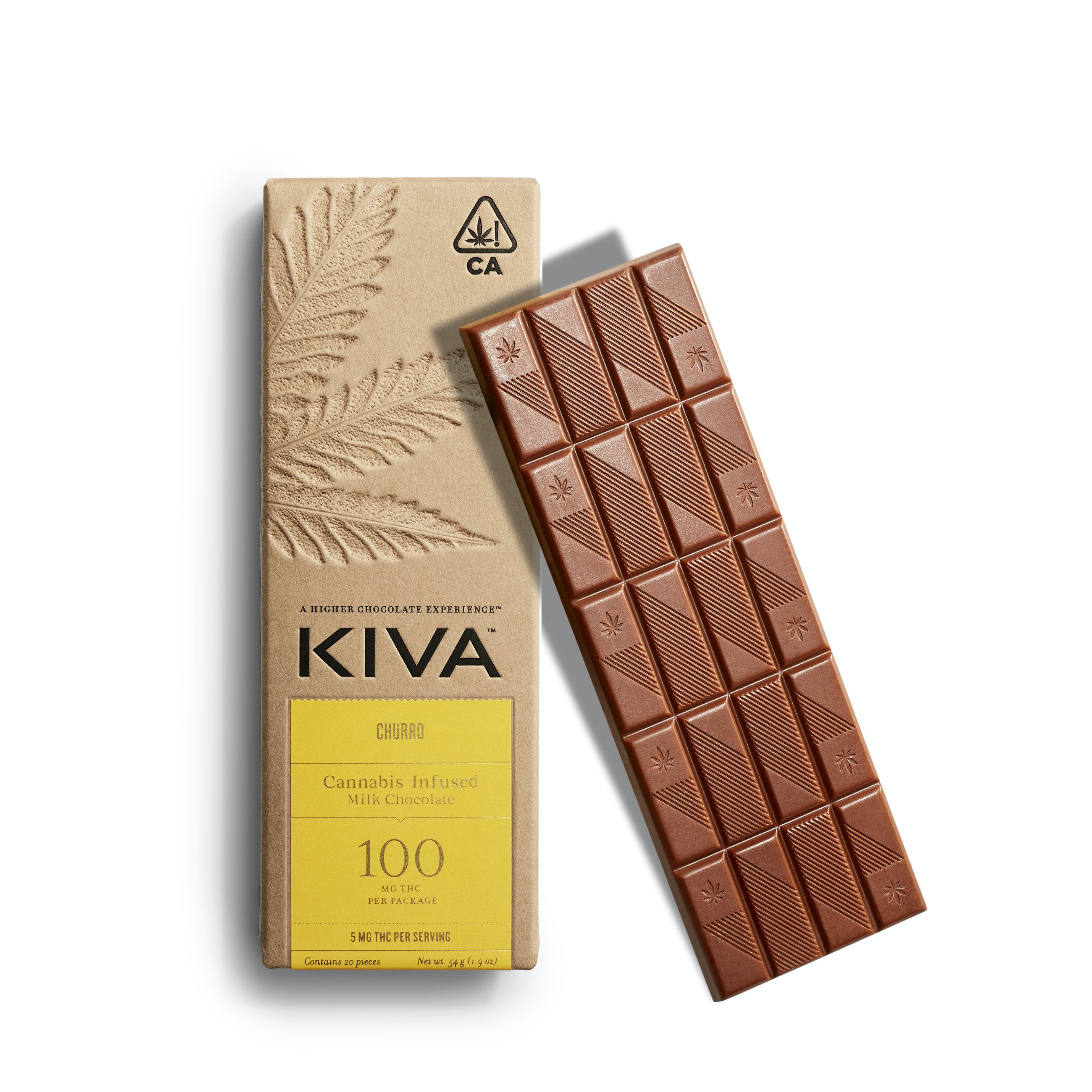 CHURRO MILK CHOCOLATE BAR - 100MG
