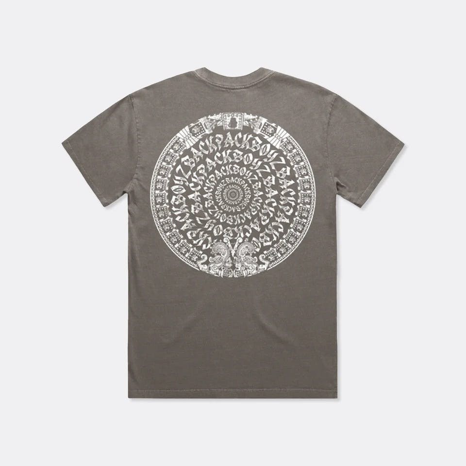 BACKPACKBOYZ - CALENDAR TEE FADED GREY (MEDIUM)