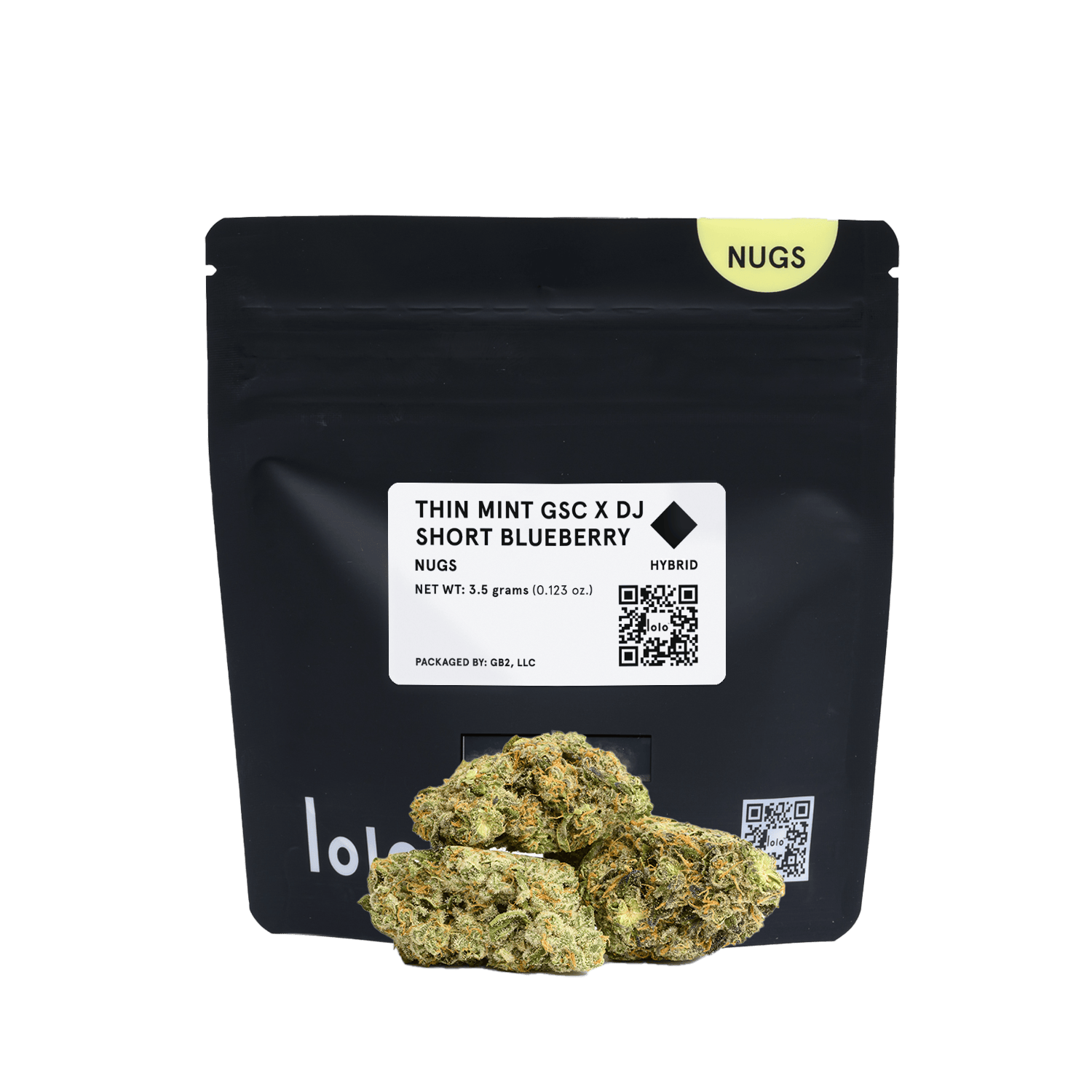 lolo | Thin Mint GSC + DJ Short Blueberry | Indoor Nugs | 3.5g