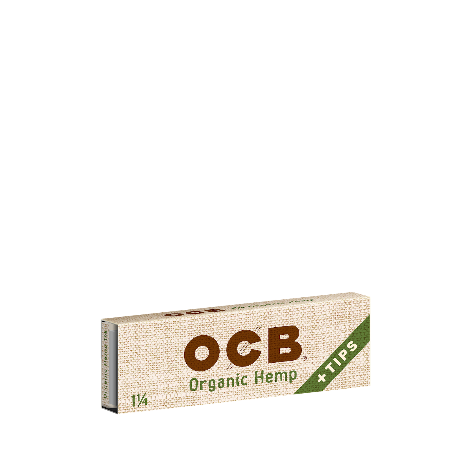 1 1/4 Organic Hemp Papers + Tips Each, Papers