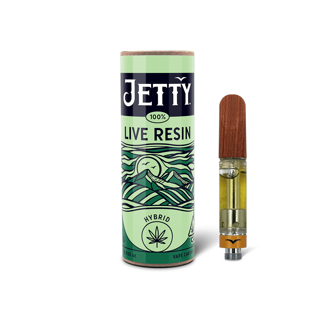 JETTY - VAPE (100% LIVE RESIN) 1G - HYBRID - PRESSURE COOKER