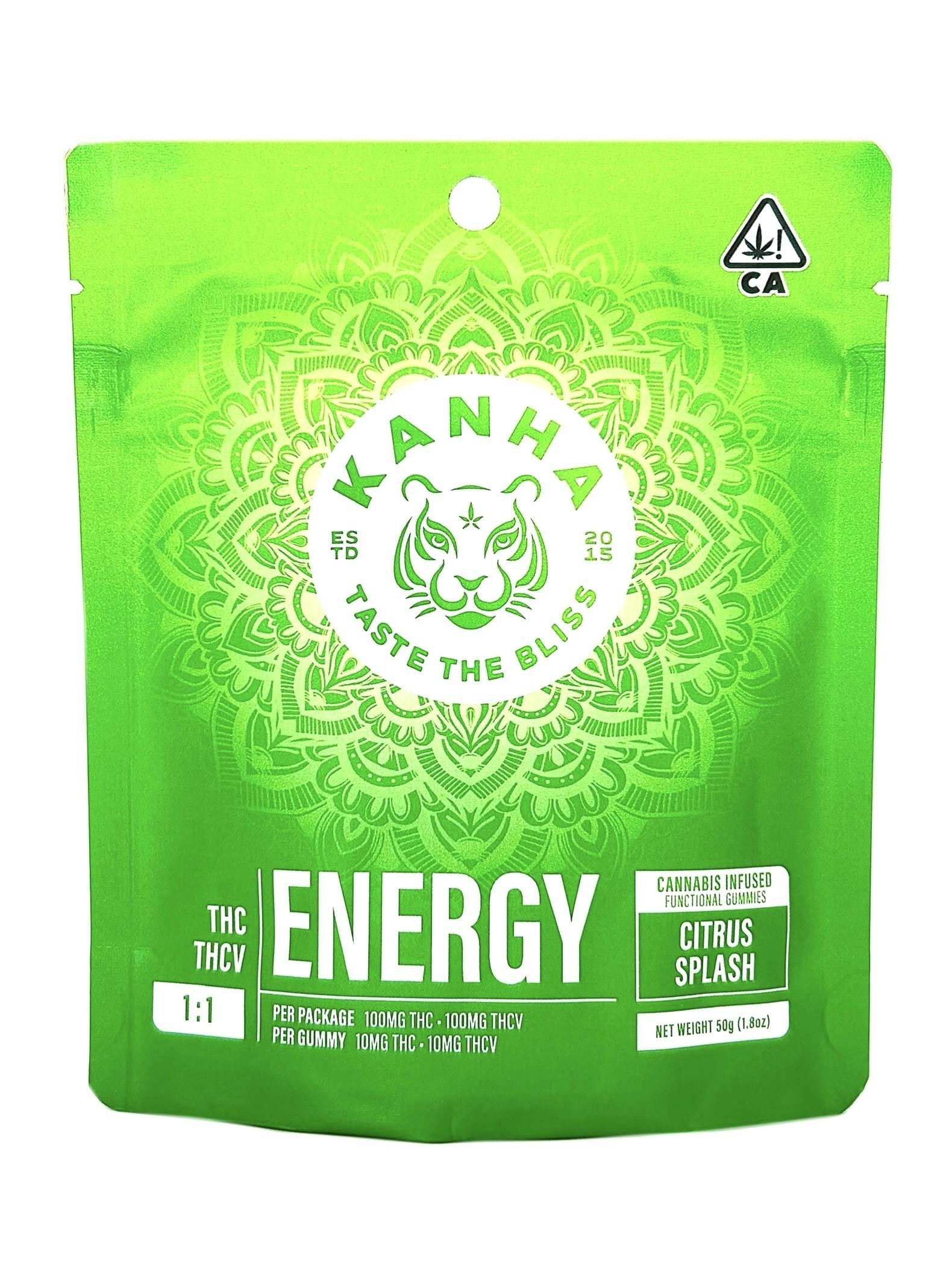 KANHA - NANO ENERGY - Citrus Splash - 1:1 THC:THCV - 200mg