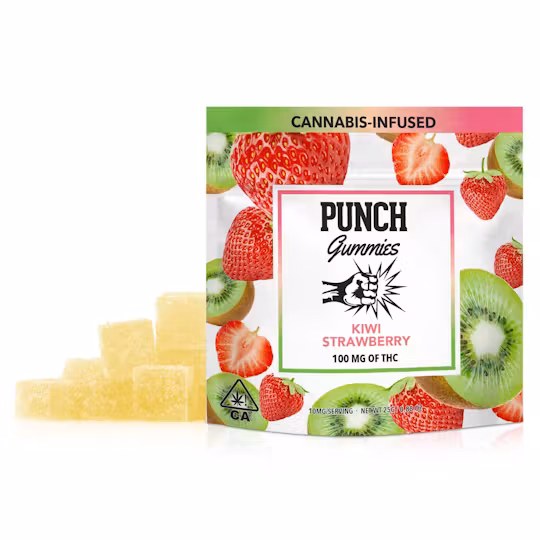 Punch | Gummies 100mg | Kiwi Strawberry