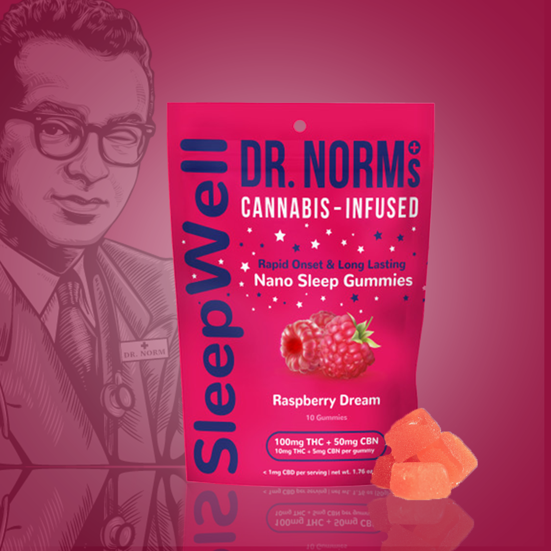 Dr. Norms Sleepwell gummies Raspberry Dream - Gummy