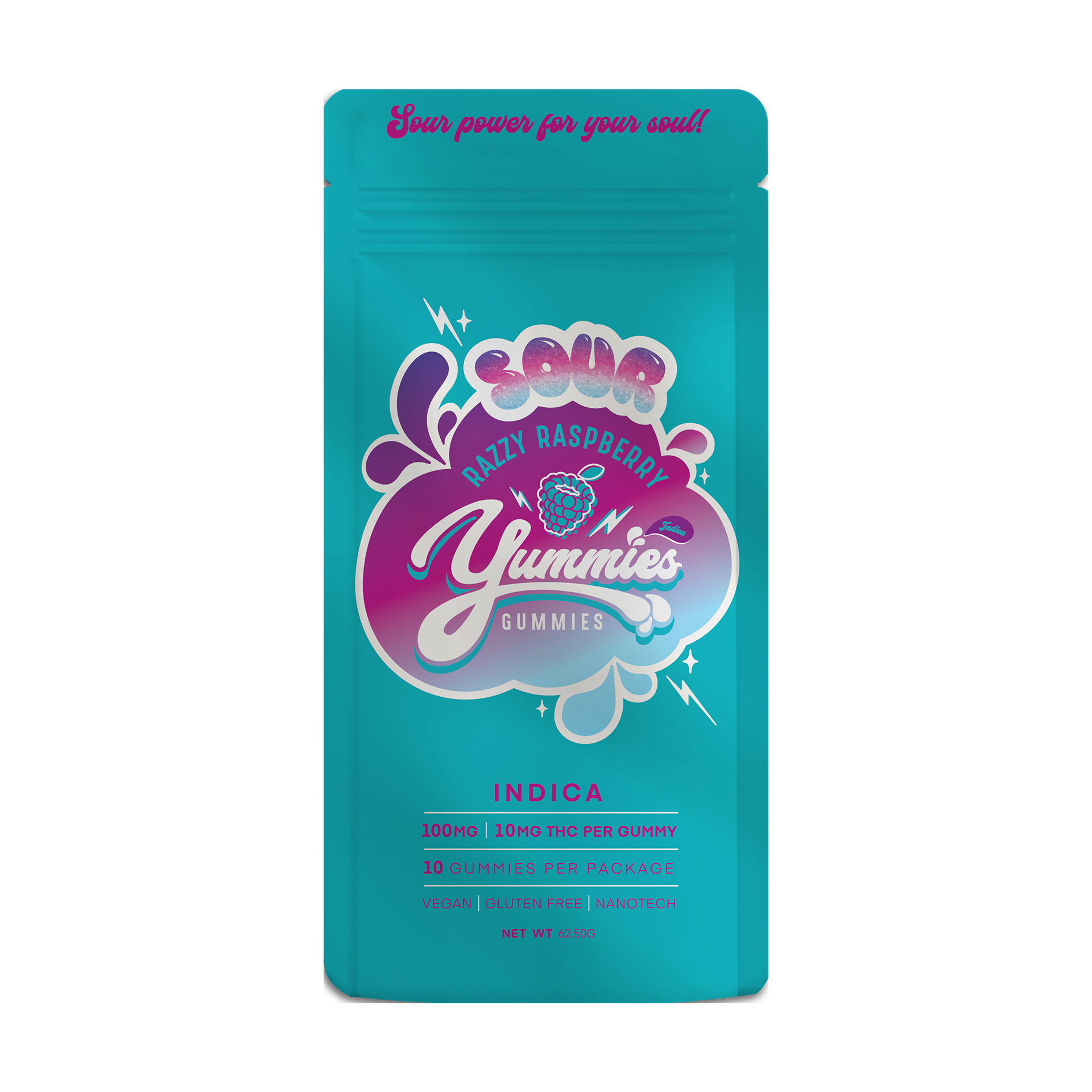 Gummies - Sour Razzy Raspberry (I)