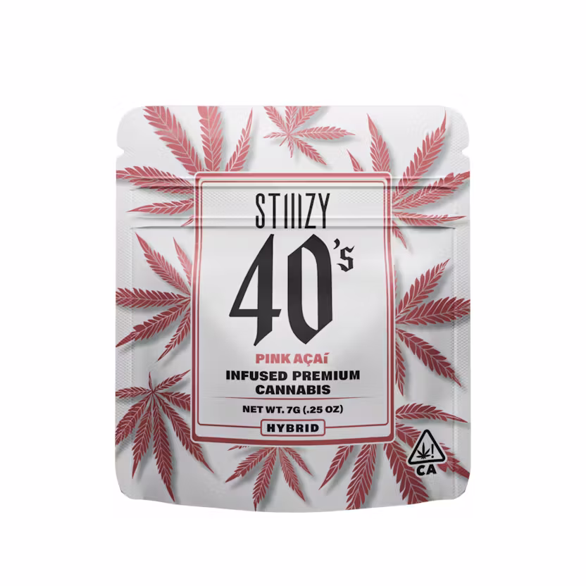 Stiiizy - Pink Acai (Hybrid) Infused Premium Flower 7g