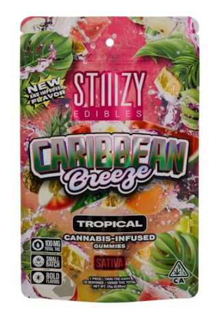 Stiiizy Caribbean Breeze 100mg Gummies PD