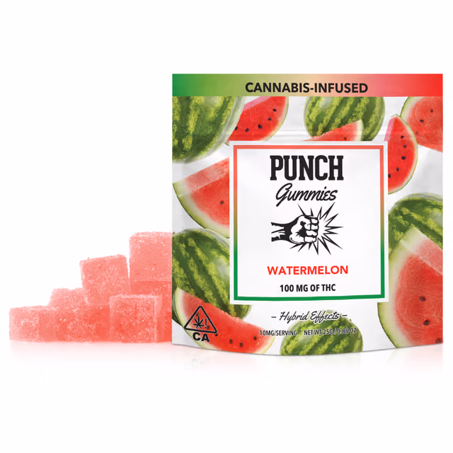 WATERMELON 100MG GUMMIES