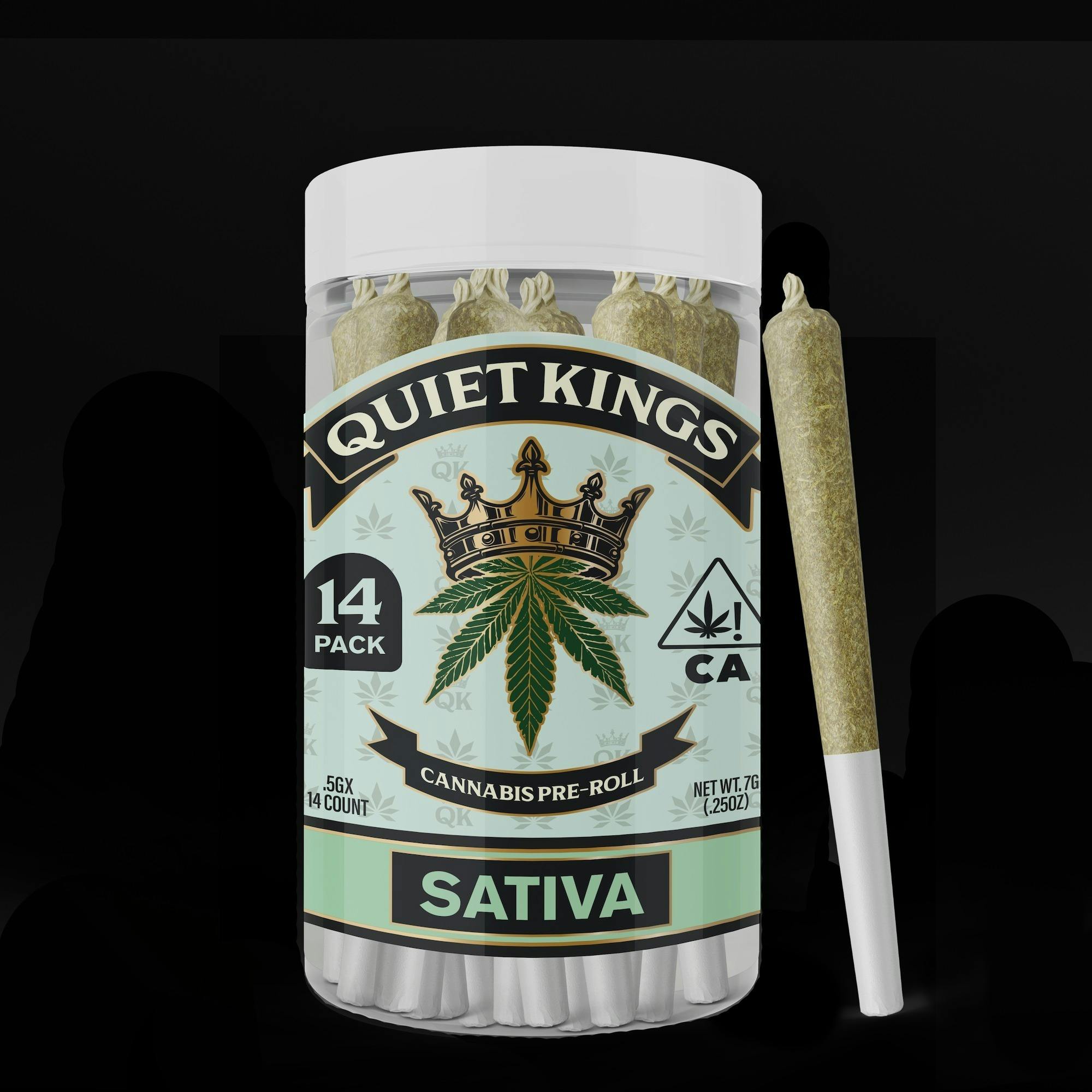 QUIET KINGS-PREROLL MULTIPACK-MIXED LIGHT-FUEL OG-7G