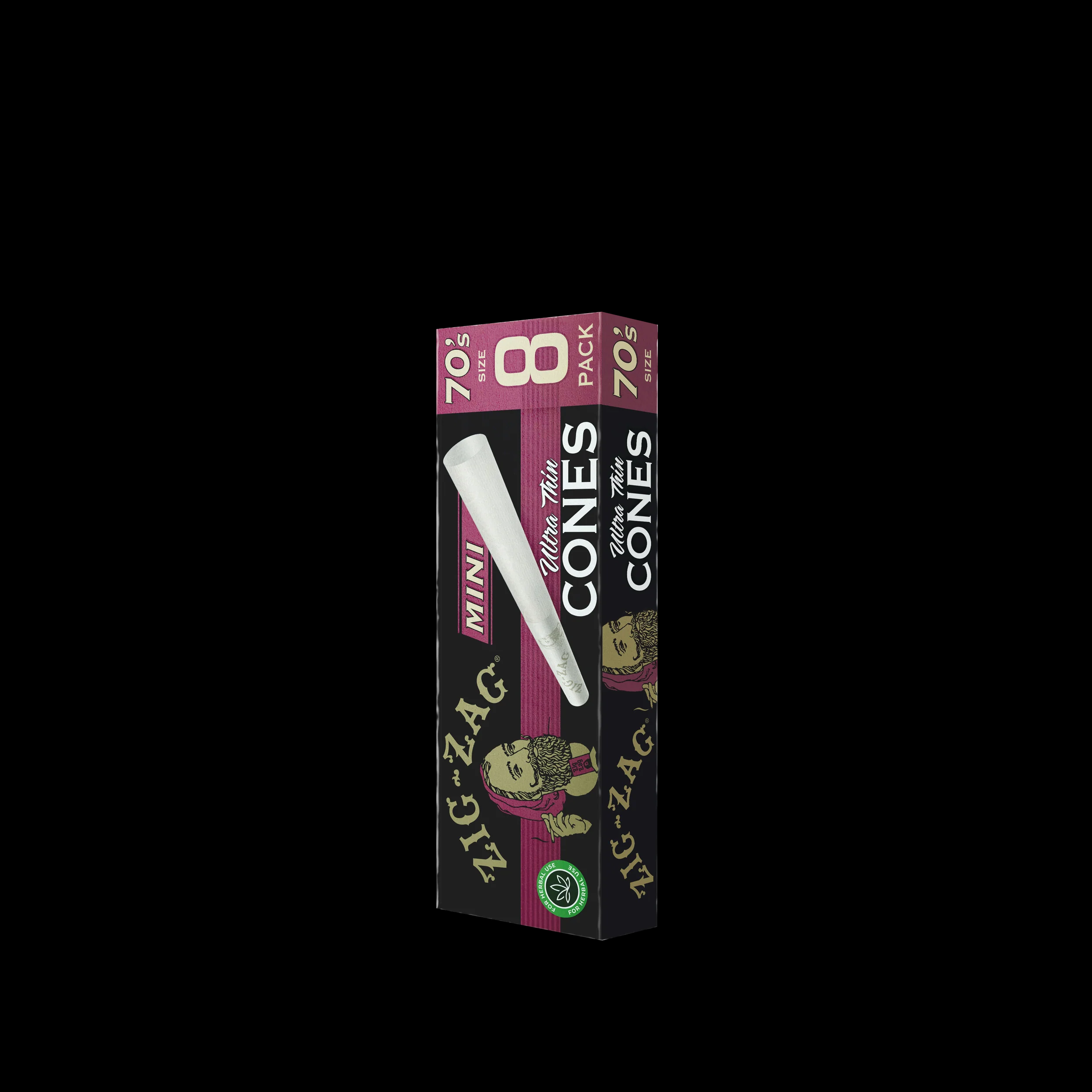 Zig Zag - Ultra Thin Cones 70's minis (8pck)