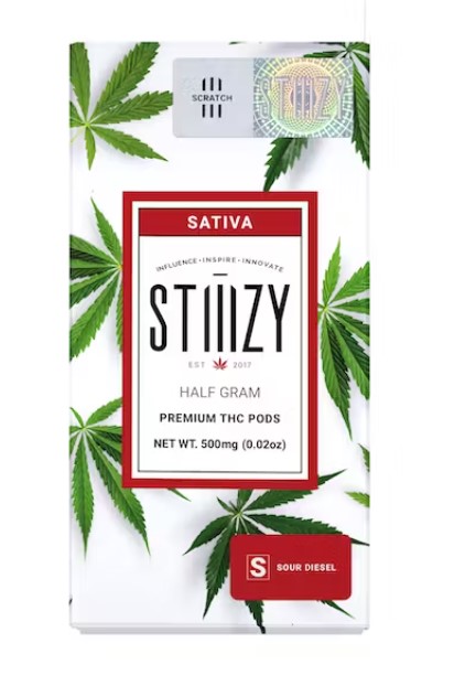 Stiiizy .5g Sour Diesel Pod PD