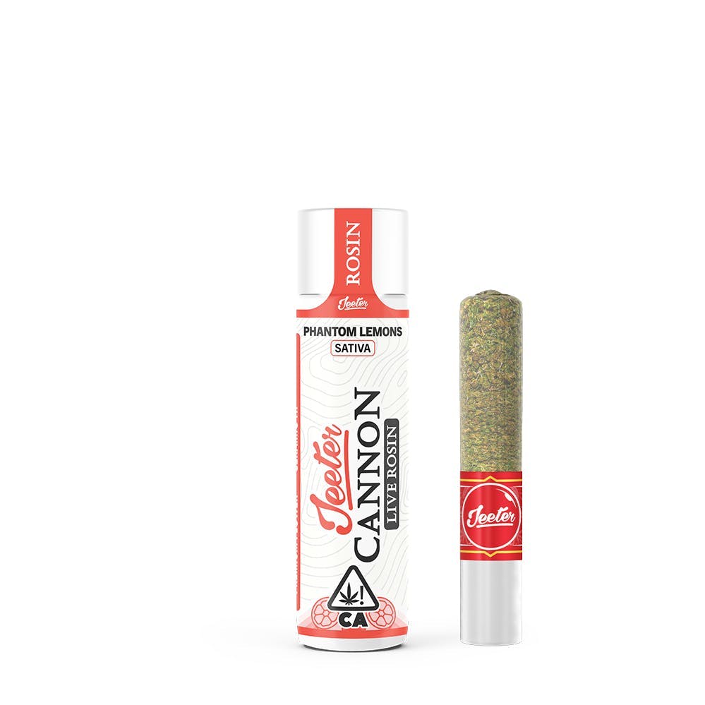 Jeeter | Phantom Lemons | Live Rosin Cannon | Infused Joint | 1.3g