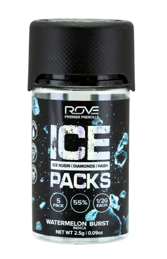 ROVE WATERMELON BURST (I) 2.5G 5PK INFUSED PREROLLS
