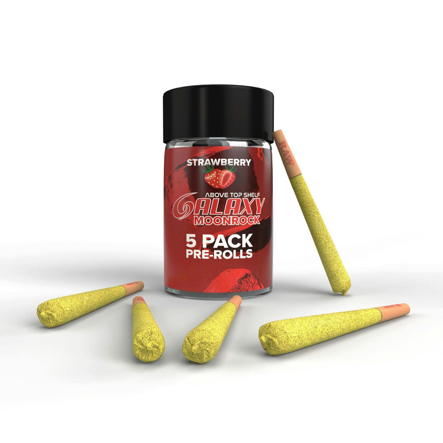 Strawberry Moonrock Preroll 5 Pack