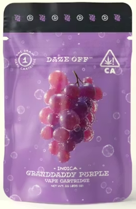 Daze Off - Granddaddy Purple 1g Vape