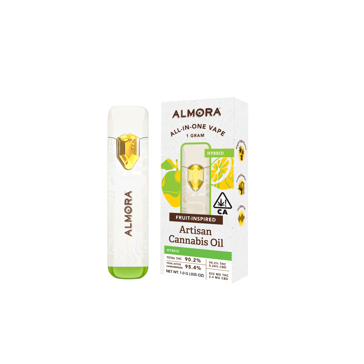 Almora Farm | Apple Mac Fruit-Inspired All-In-One Vape (1g)
