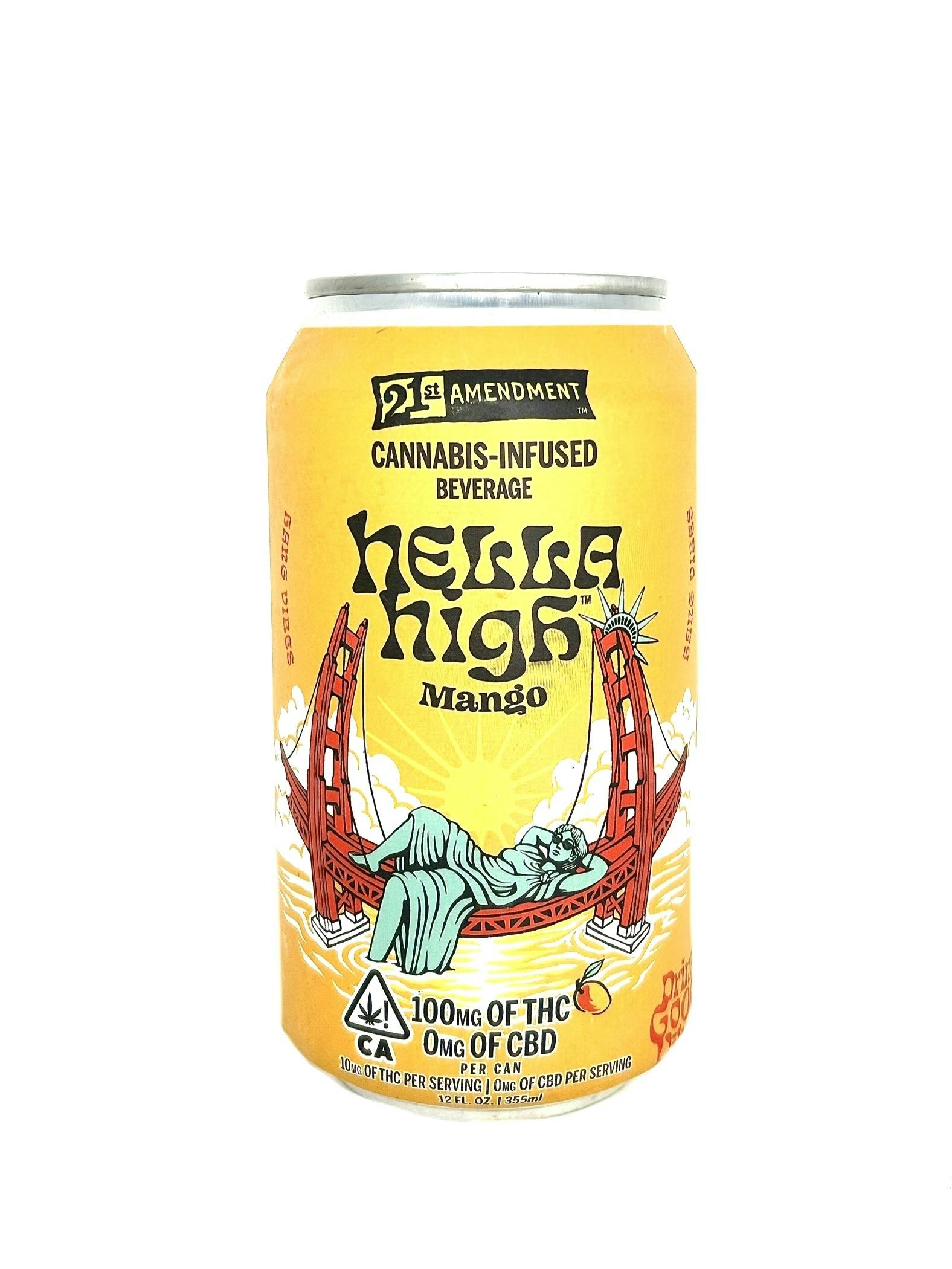 21st Amendment - Hella High - Mango - 100mg