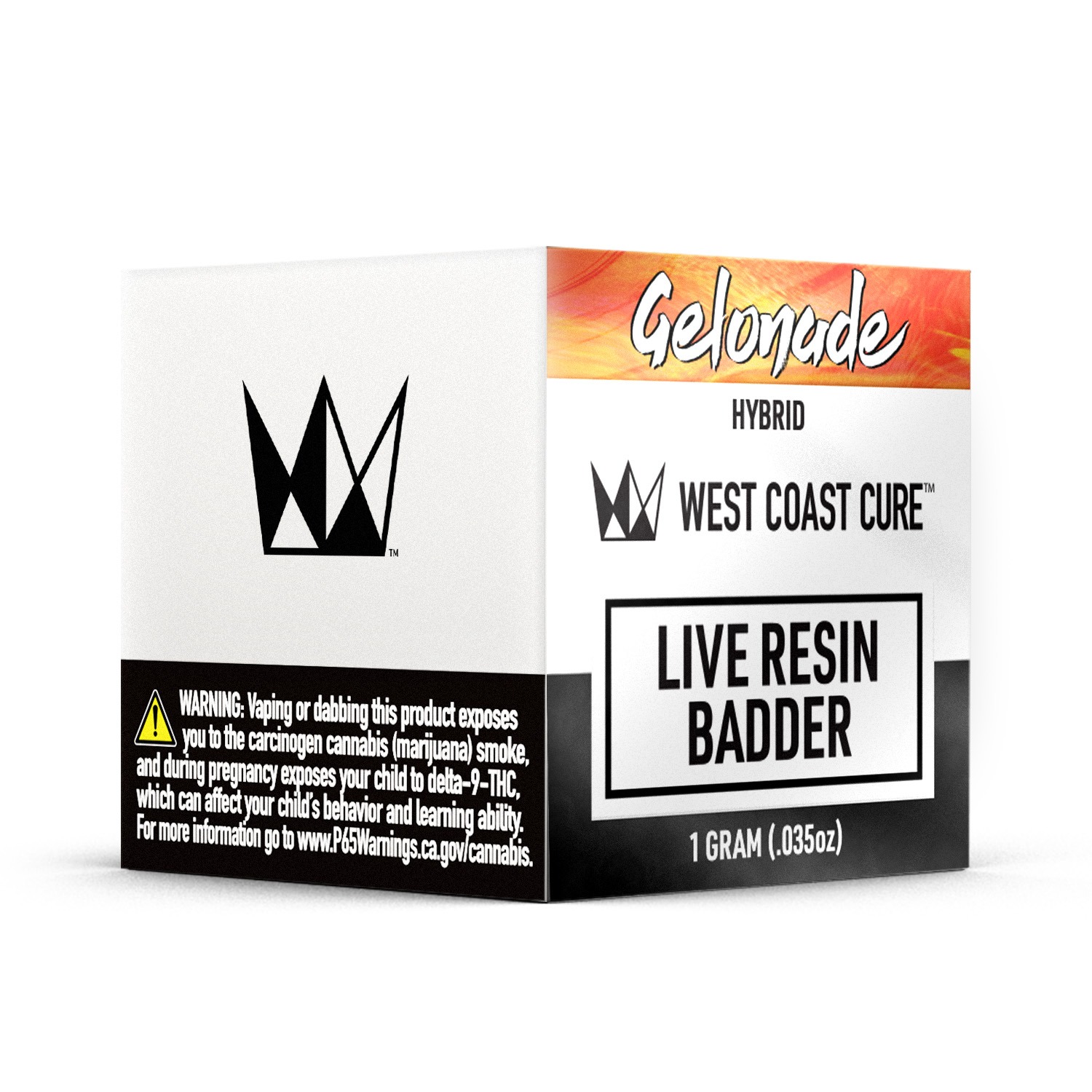 Gelonade - WCC 1g Live Resin Badder