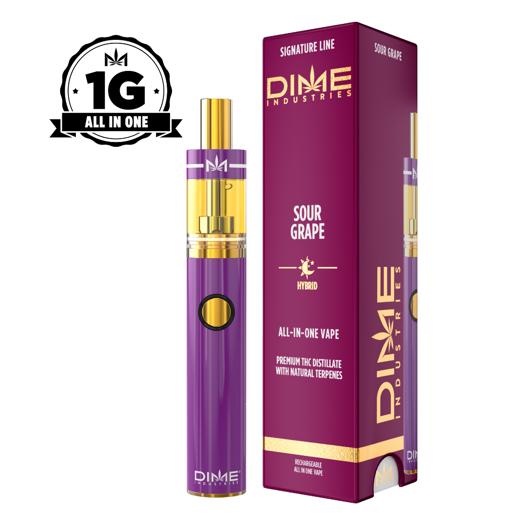 Sour Grape 1000mg All in One Device