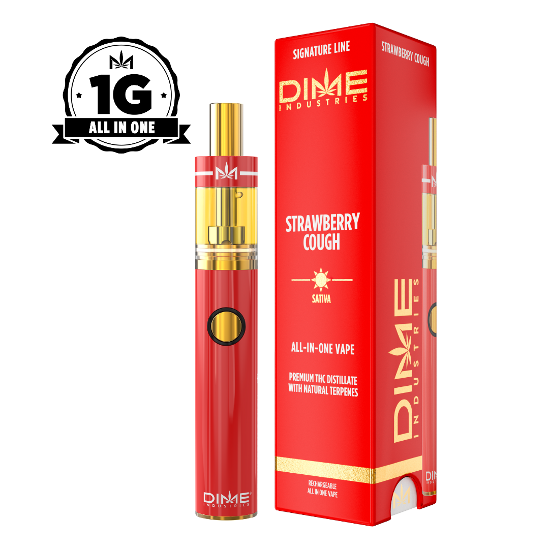 Dime | Strawberry Cough | AIO Vape | 1G | Sativa