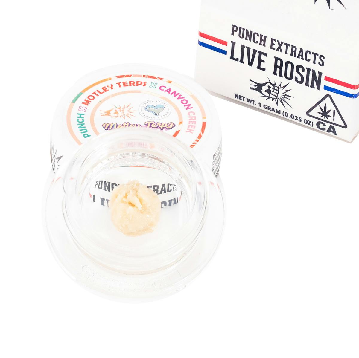 Punch | Grapefruit Pez | Tier 4 Live Rosin Cold Cure Badder | 1g