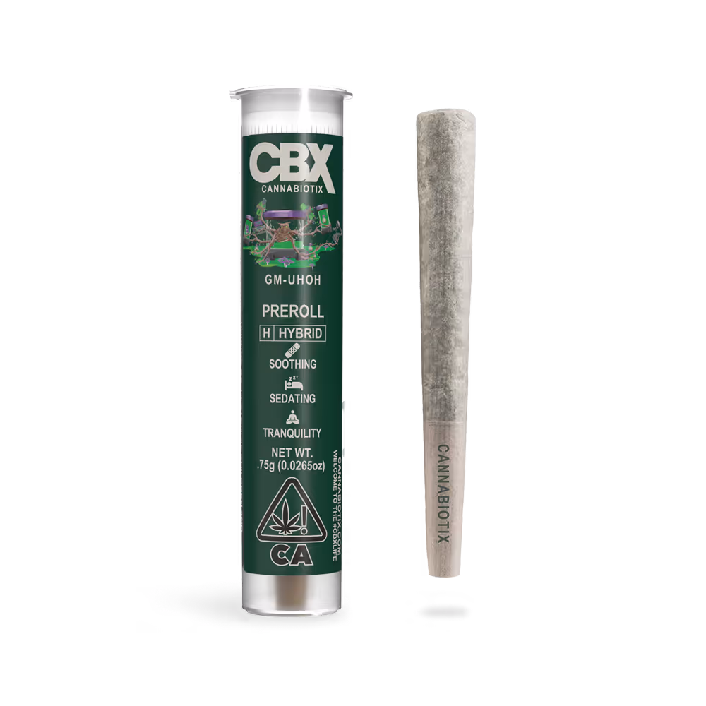 Cannabiotix - GM-uhOH (Hybrid) Preroll (.75g)